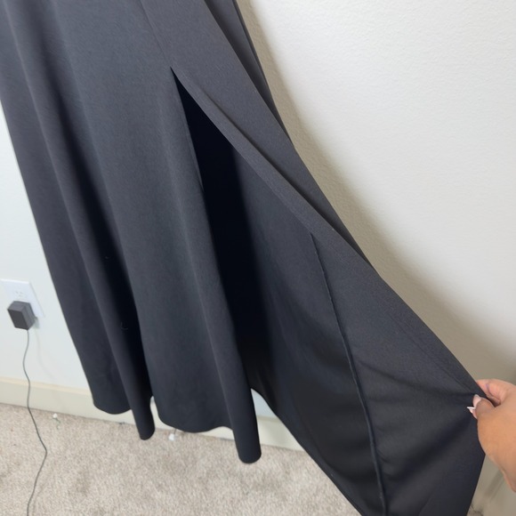 Windsor Women Corset Maxi Formal Dress‎ Small Black Babydoll High Slit Cocktail - Picture 9 of 11
